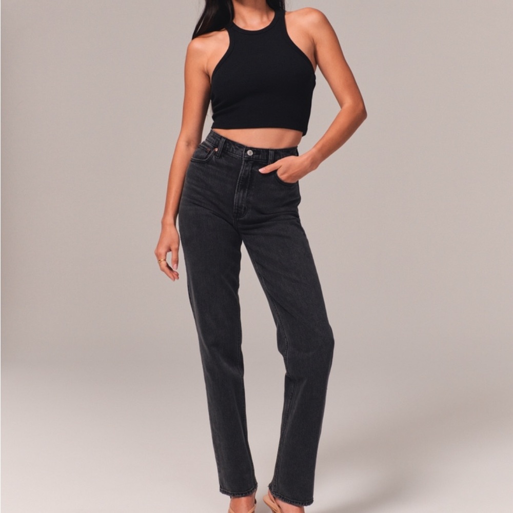 Abercrombie Curve Love 90’s Straight Jean